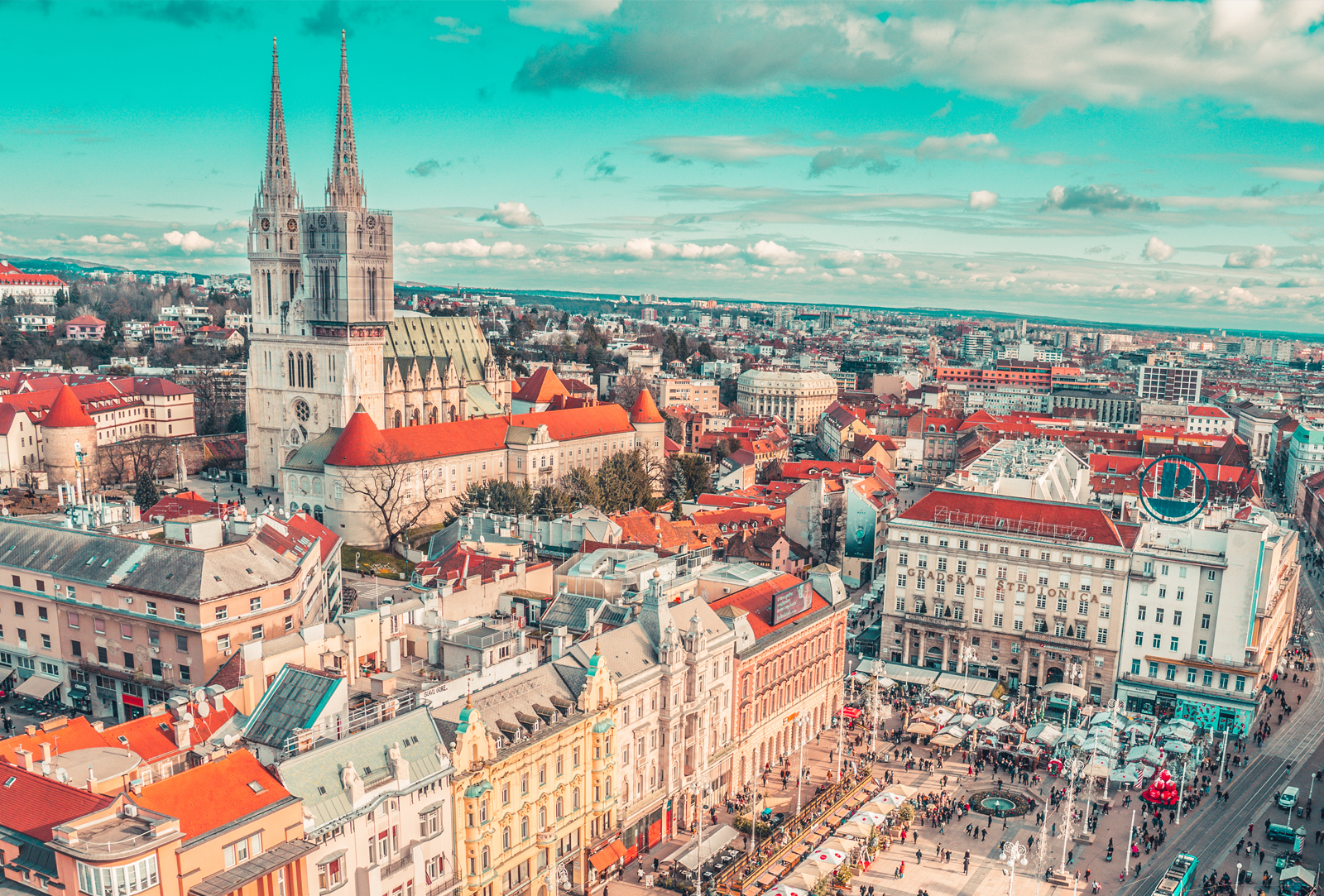 Zagreb skyline — Dentist in Croatia welcomes UK patients to its Zagreb clinic